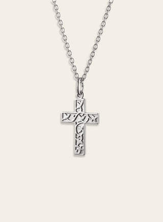Hento cross, silver