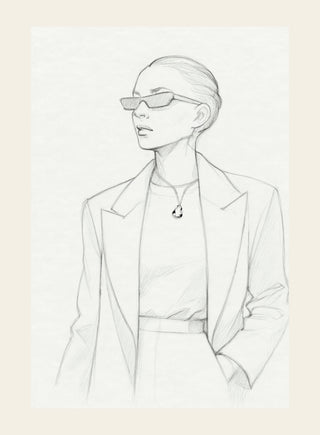 Lumoava Studio Going Solo riipus, keltakullattua pronssia