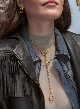 Lumoava Studio Double Dare riipus, rodinoitua pronssia