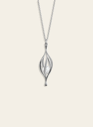 Kaikkeus pendant, large, silver