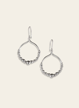Linnunrata hook earring, silver