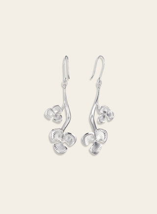 Kukinto earrings, silver