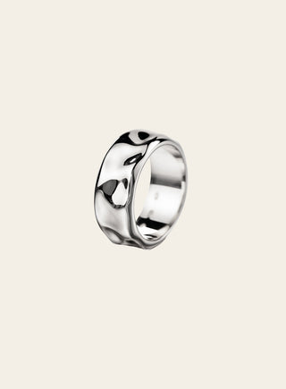 Hunaja sormus 7,3mm, hopeaa