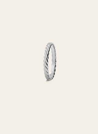 Toivo sormus 3mm, hopeaa