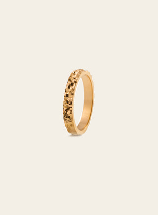 Polku ring 3mm, Yellow gold