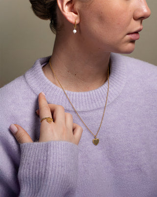 Helmi sormus, keltakullattua hopeaa