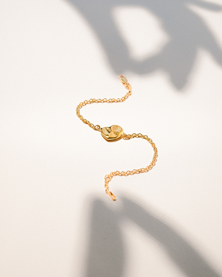 Hunaja bracelet, gold-plated silver