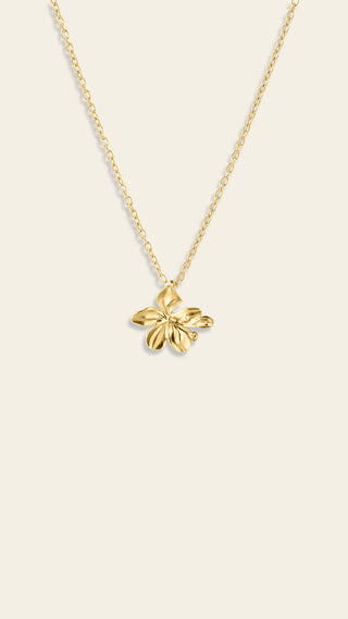Liza pendant, gold-plated bronze