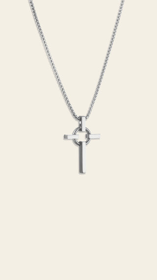 Neo necklace, silver